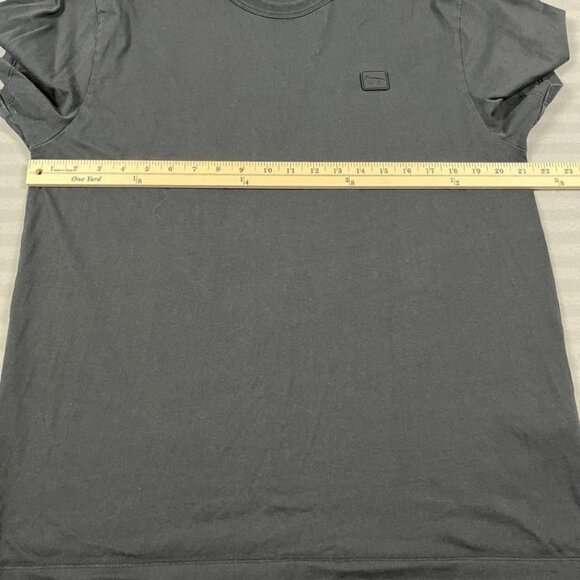 Maison Kitsuné Shirt Mens Small Black Café Kitsuné Patch Logo Cotton Tee - Picture 5 of 8